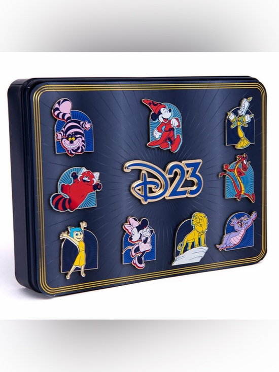 Disney Jewelry - D23 Gold Member 2025 Limited Release Ten Pin Box Set